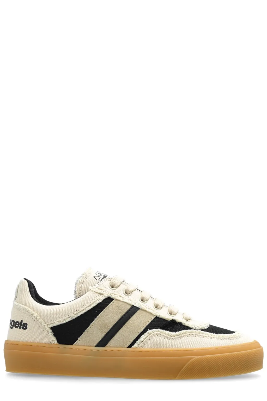 Moncler X Palm Angels Striped Low-Top Sneakers