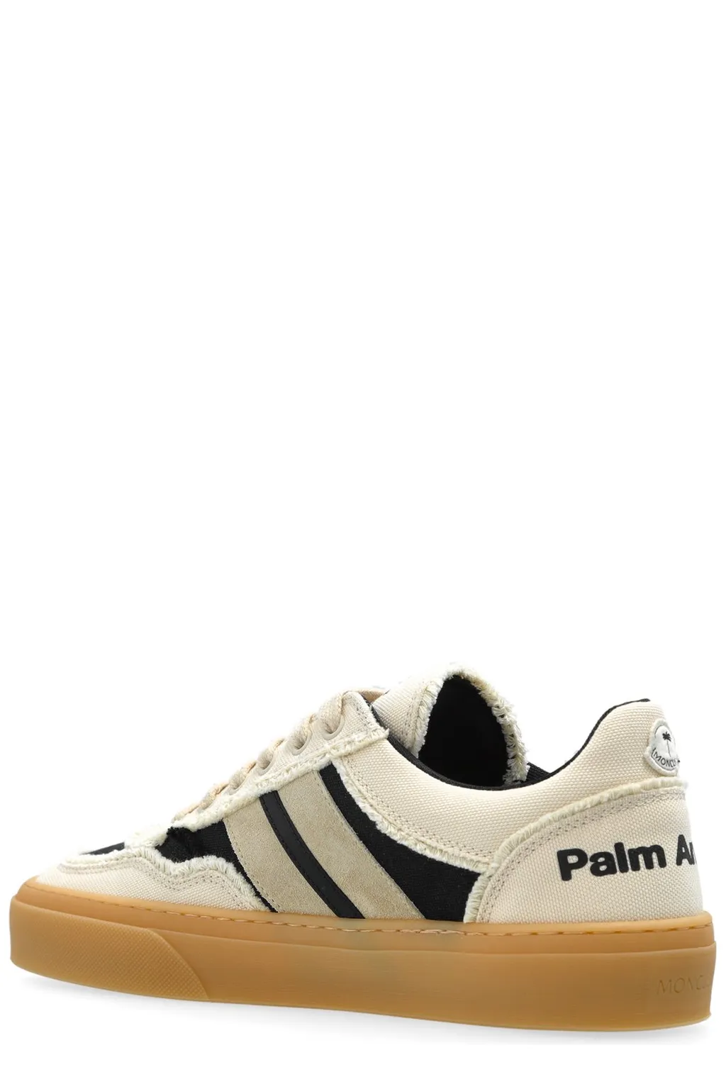 Moncler X Palm Angels Striped Low-Top Sneakers