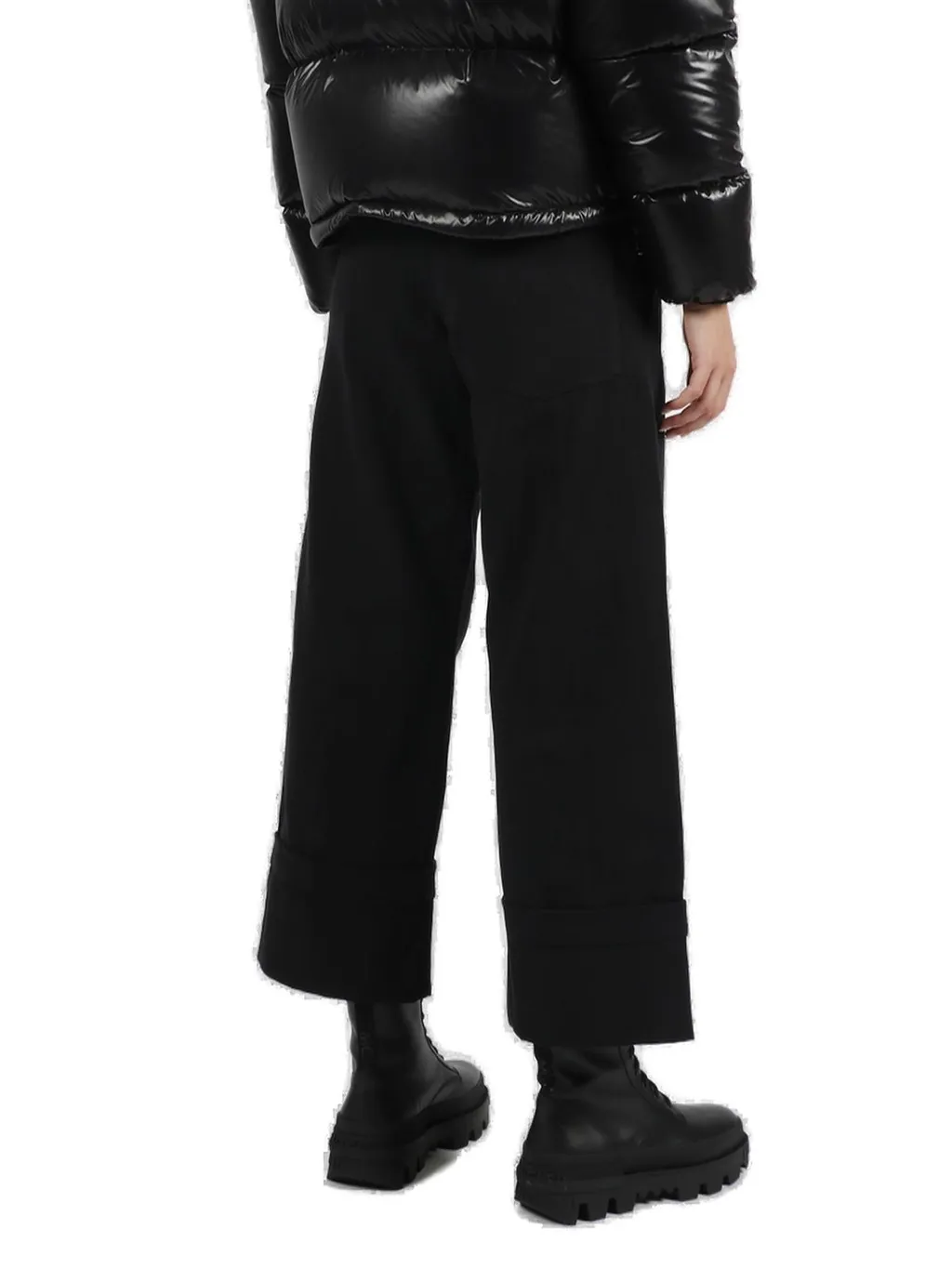 Moncler 1952 Button Detailed Wide Leg Trousers