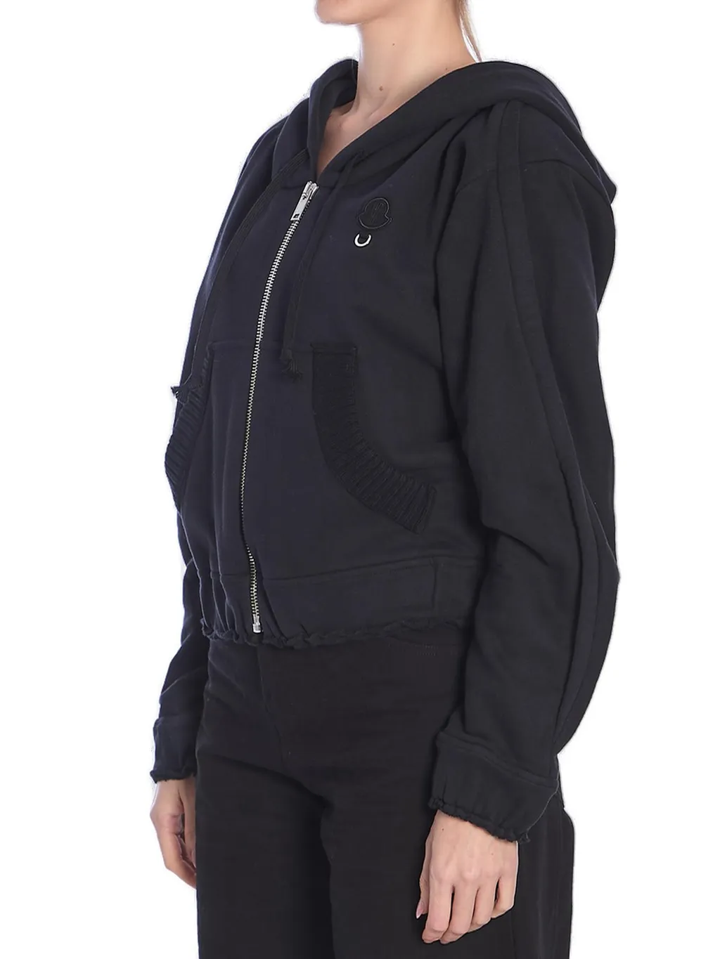 Moncler X Willow Smith Zip-Up Eyelet Hoodie