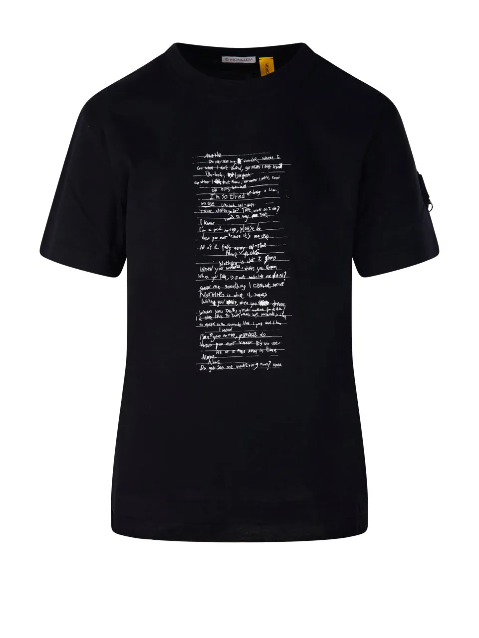 Moncler X Willow Smith Lyrics Printed T-Shirt