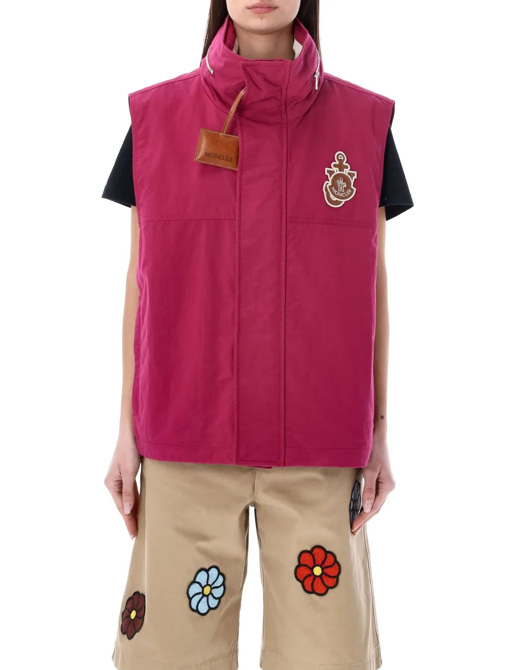 Moncler X Jw Anderson Logo Patch Sleeveless Jacket