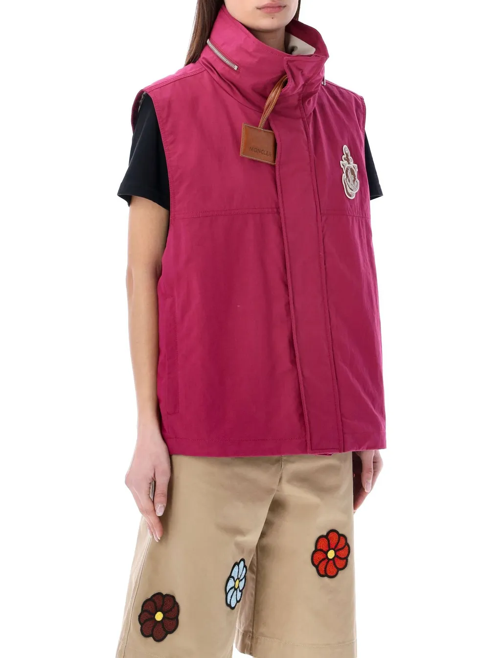 Moncler X Jw Anderson Logo Patch Sleeveless Jacket