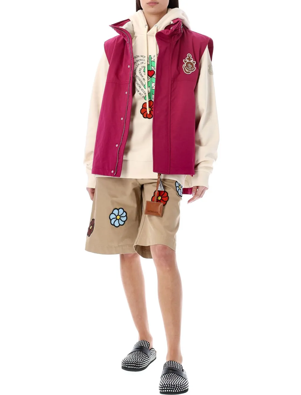 Moncler X Jw Anderson Logo Patch Sleeveless Jacket