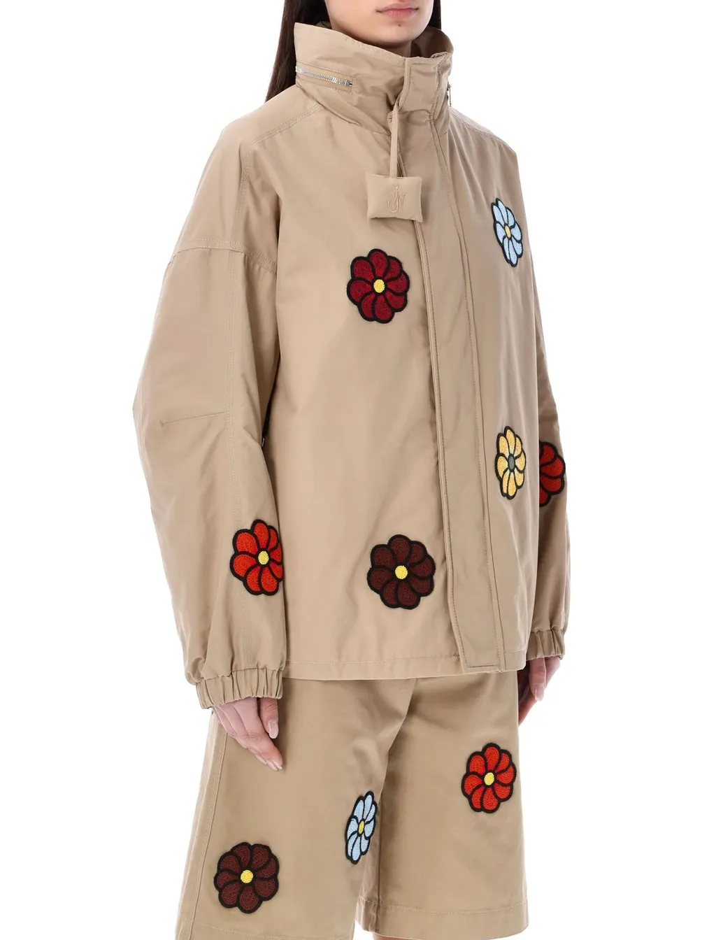 Moncler X Jw Anderson Floral Detailed Jacket