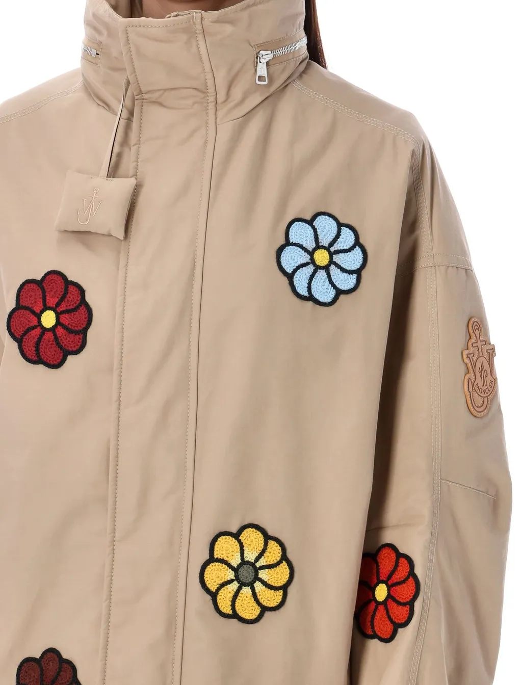 Moncler X Jw Anderson Floral Detailed Jacket