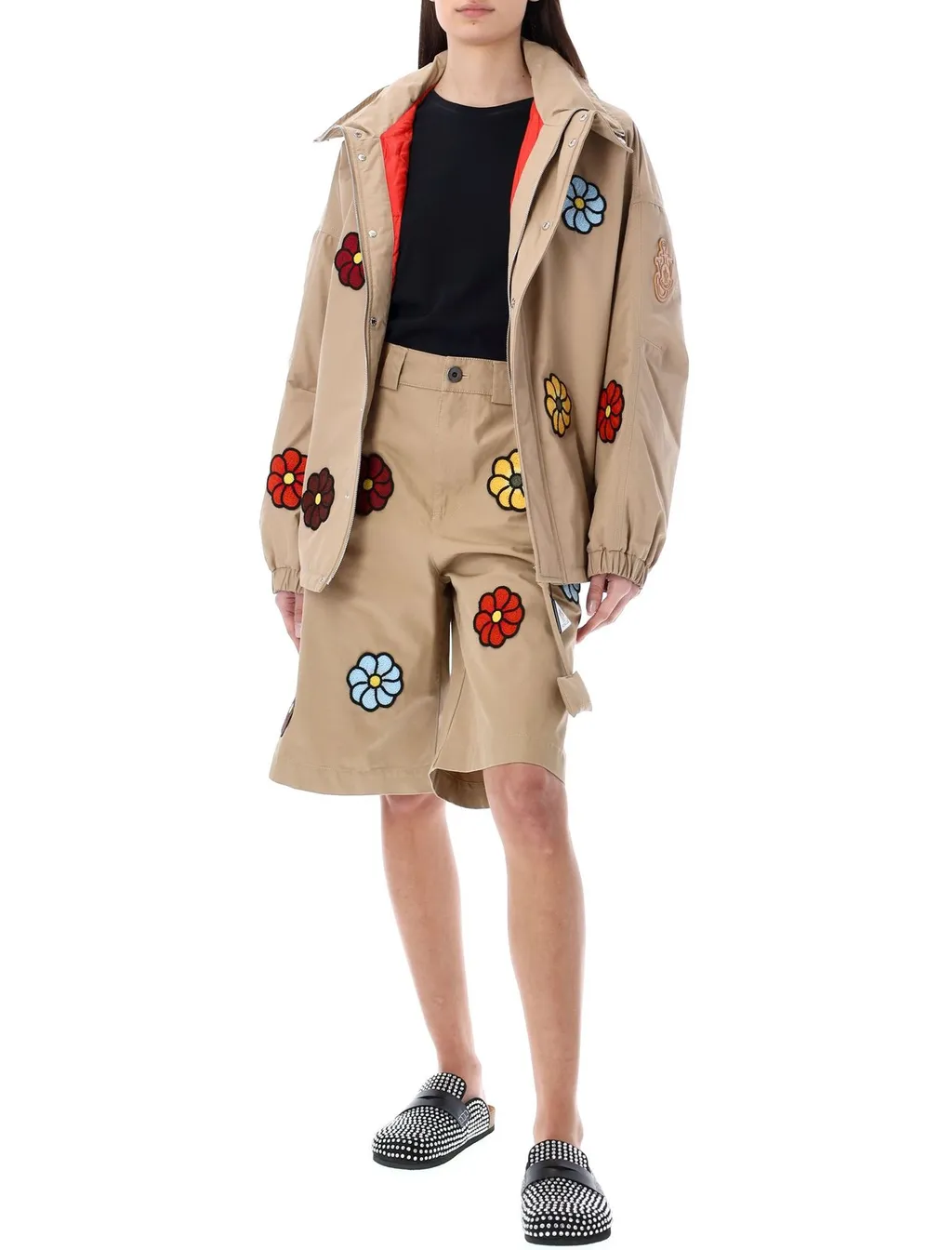 Moncler X Jw Anderson Floral Detailed Jacket