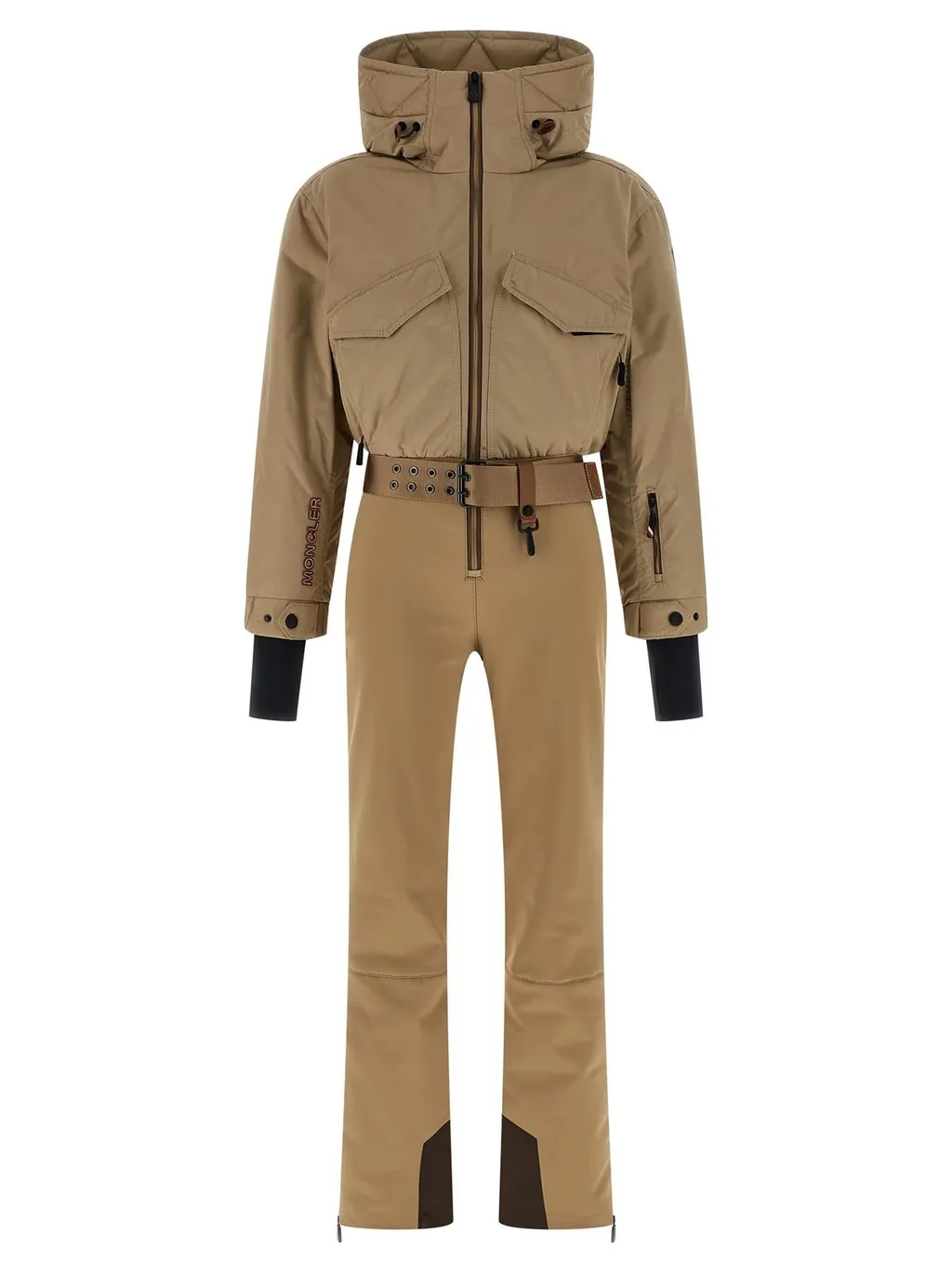Moncler Grenoble Hooded Down Ski Jumpsuit