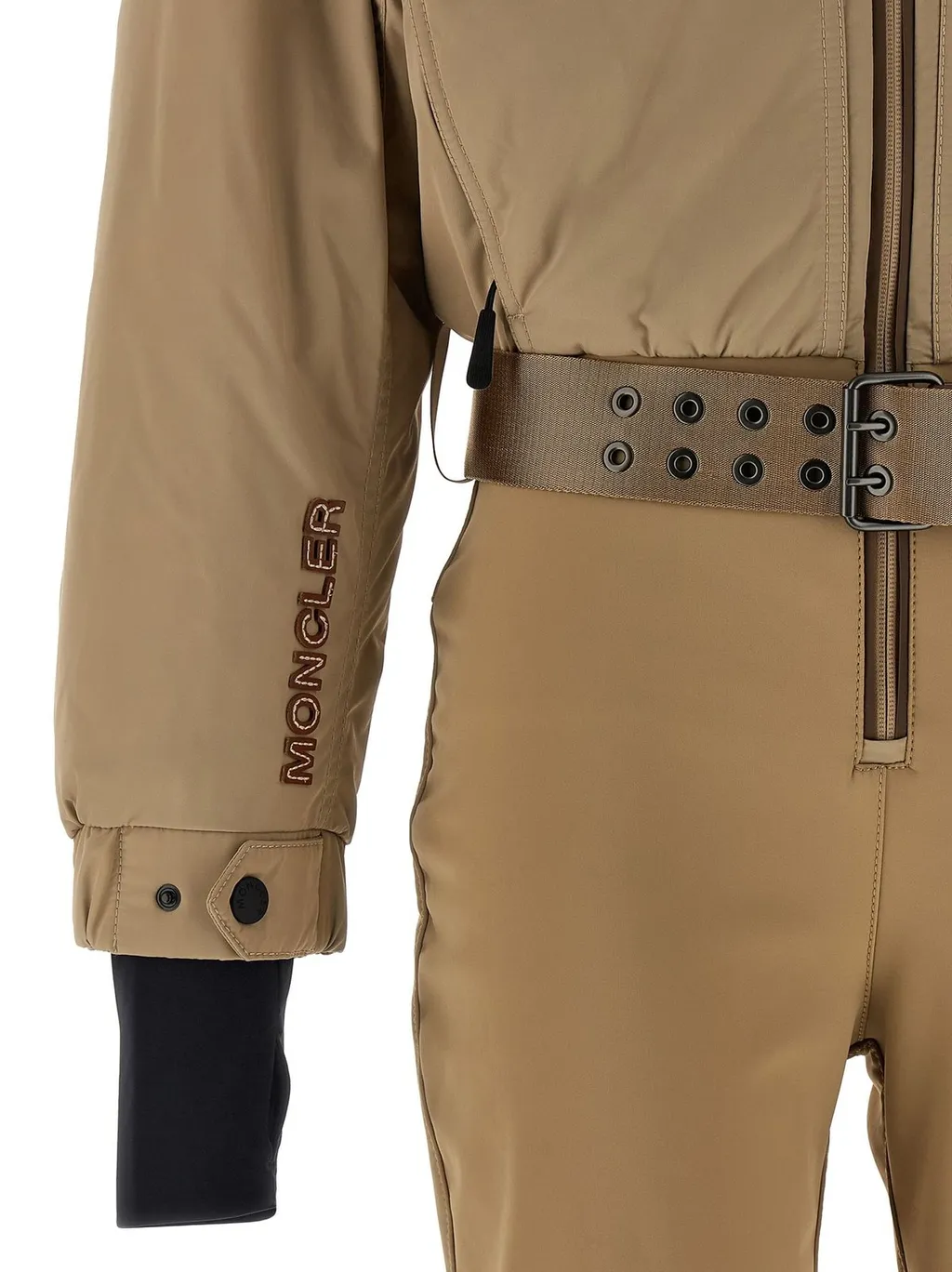 Moncler Grenoble Hooded Down Ski Jumpsuit