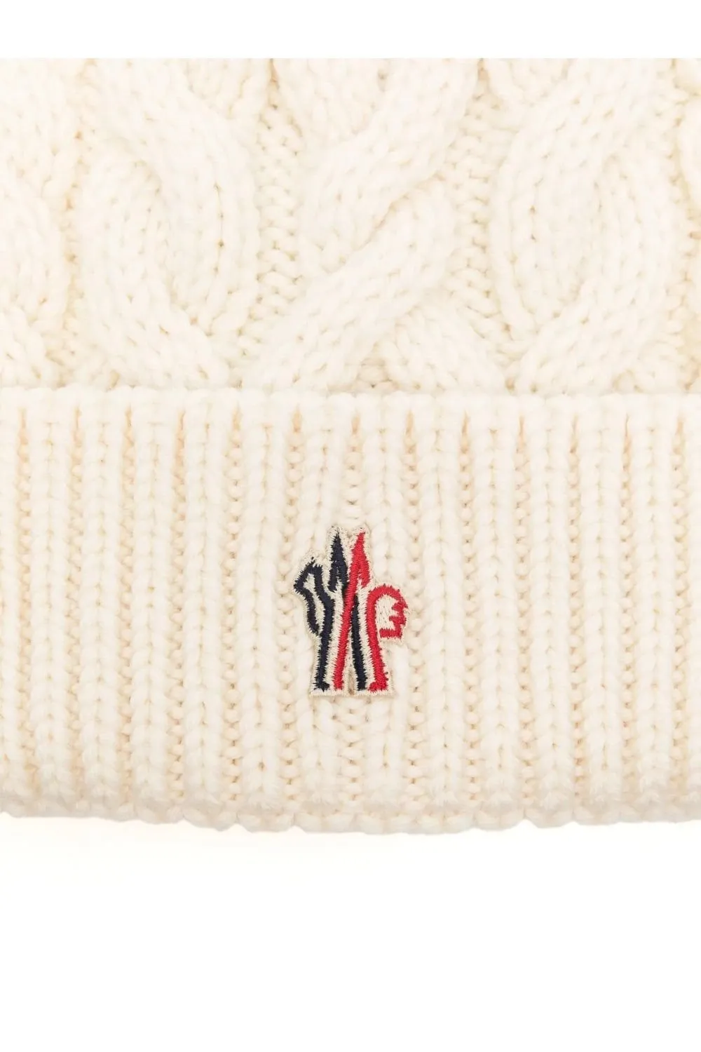 Moncler Grenoble Logo Patch Knitted Beanie