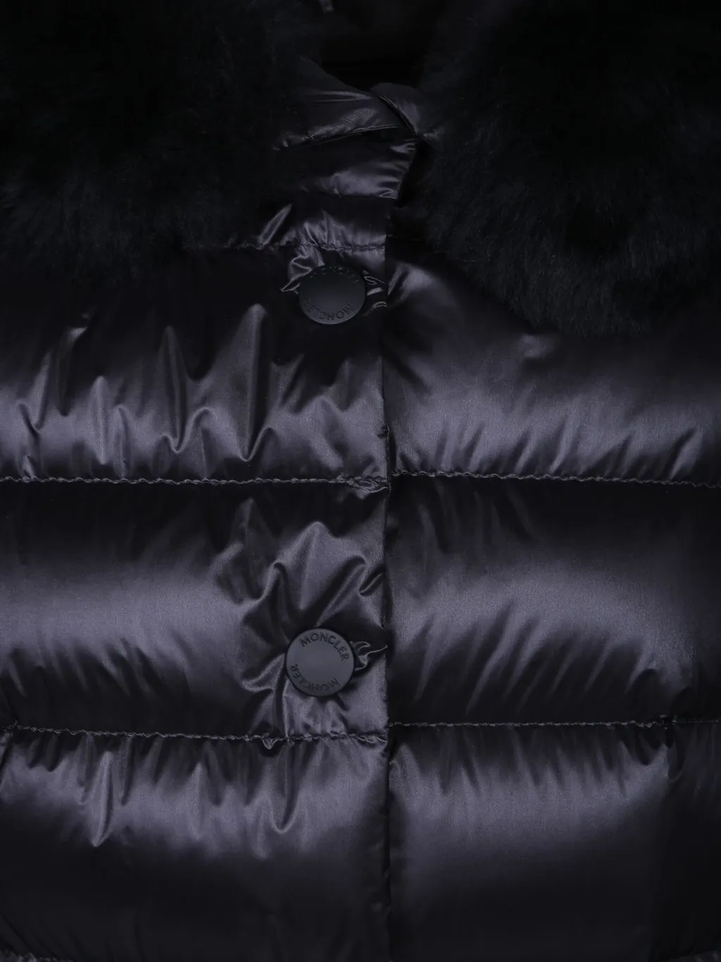 Moncler Grenoble Armoniques Hooded Shearling-Trimmed Down Ski Jacket