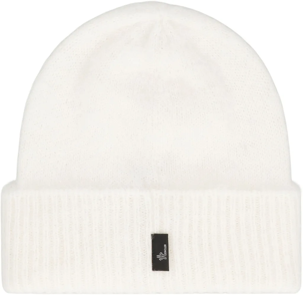 Moncler Grenoble Logo Patch Knitted Beanie