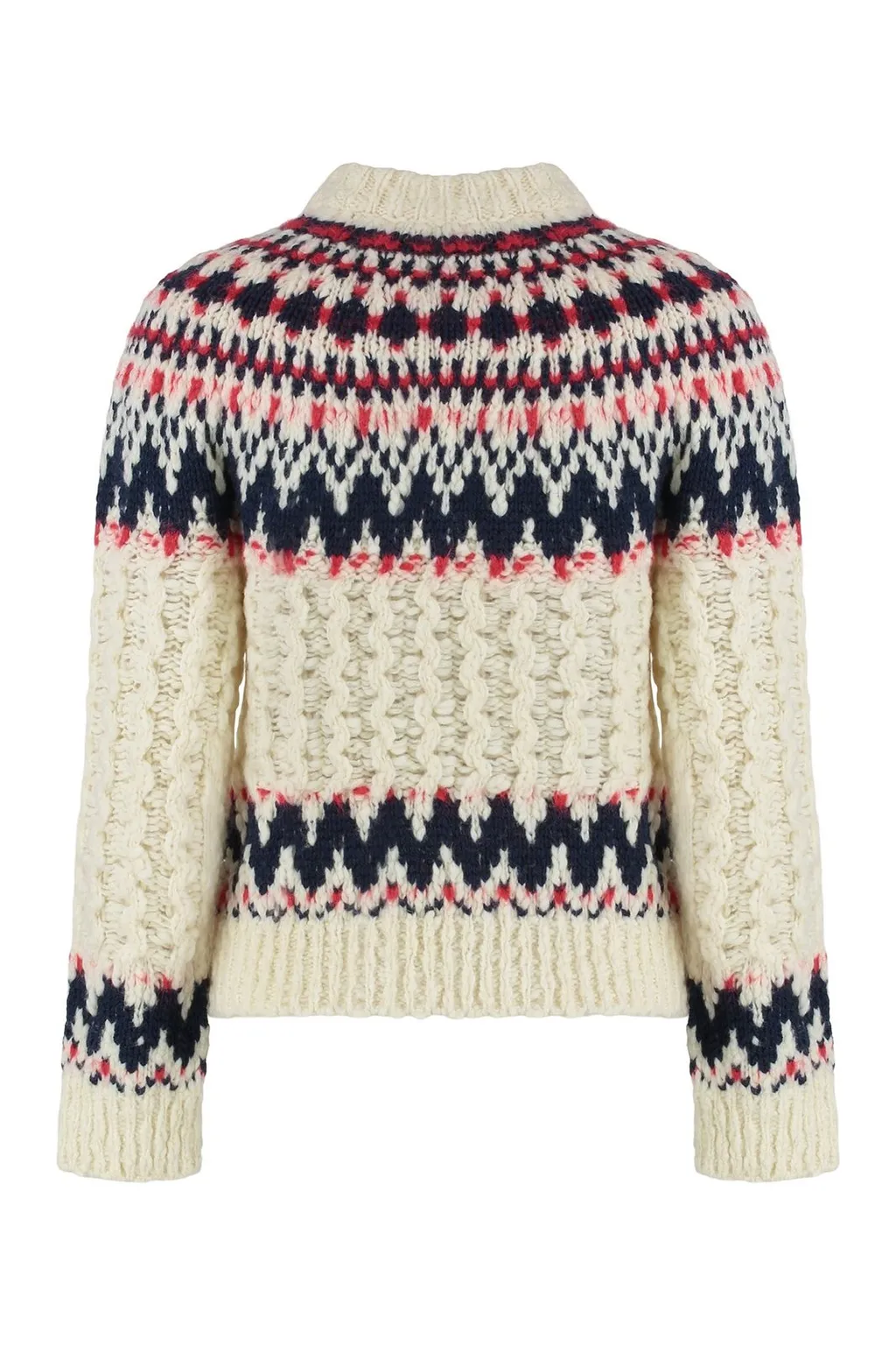 Moncler Grenoble Geometric Jacquard Crewneck Jumper