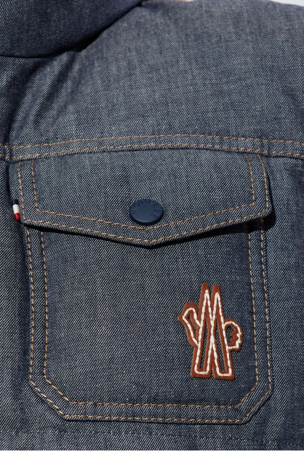 Moncler Grenoble Apres Logo Patch Ski Gilet