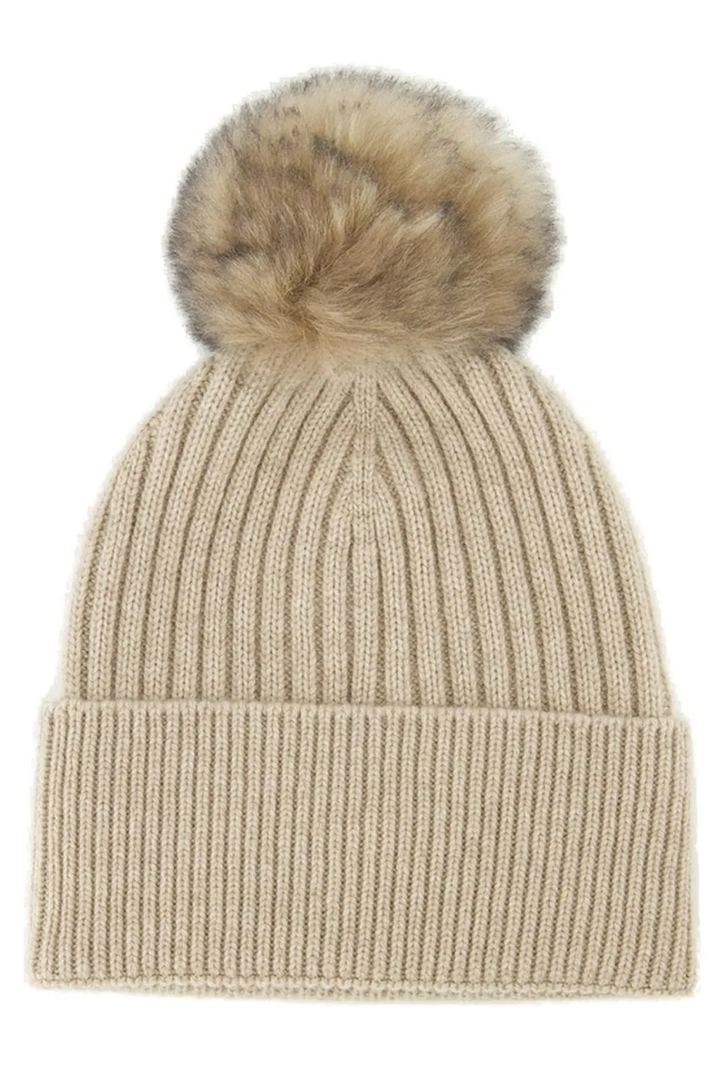 Moncler Grenoble Logo Embroidered Pom Pom Beanie