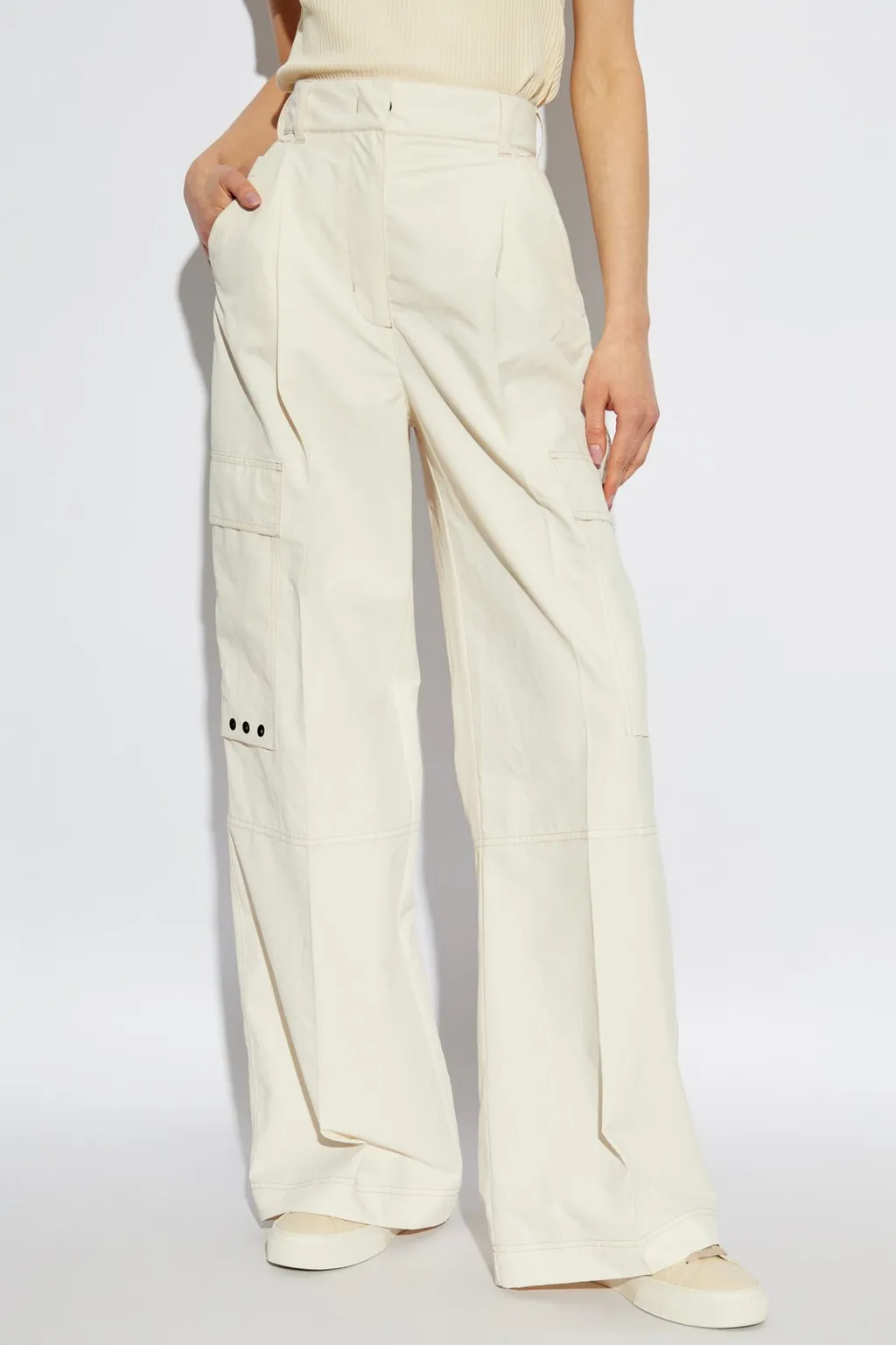 Moncler Grenoble Logo Patch Cargo Pants