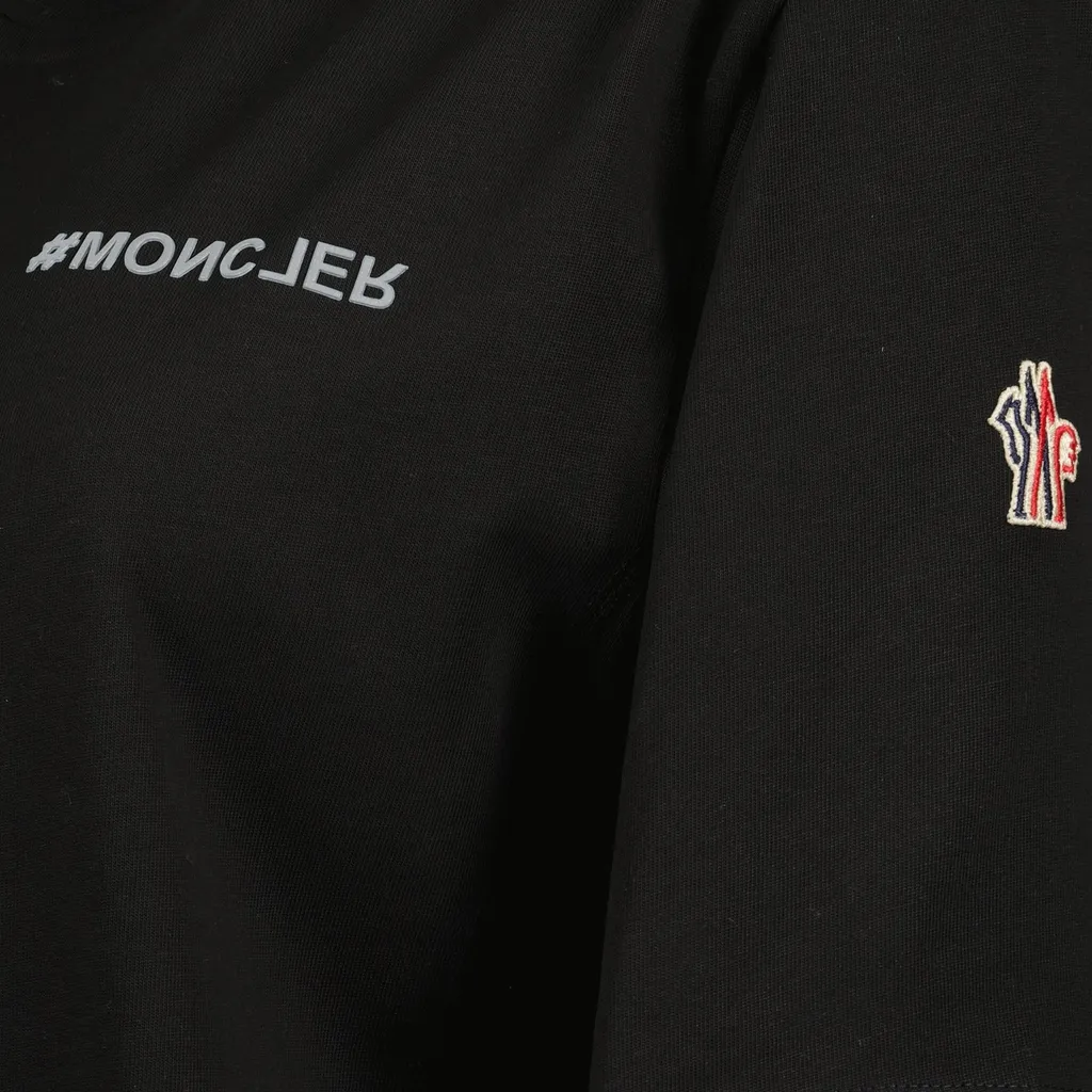 Moncler Grenoble Logo Embroidered Crewneck T-Shirt