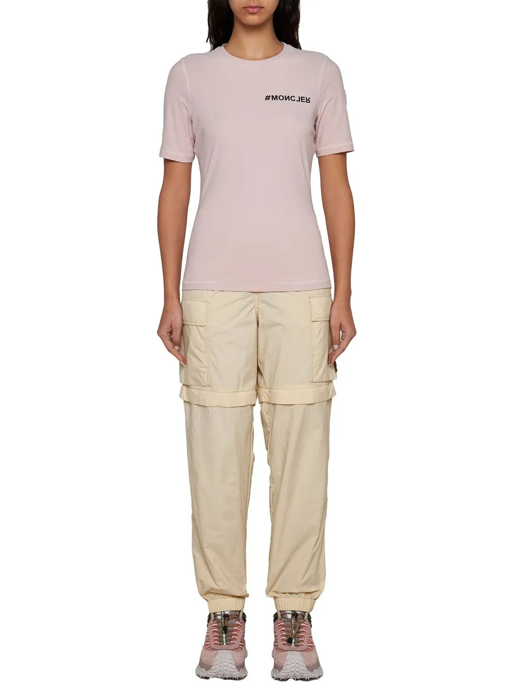 Moncler Grenoble Logo Patch Crewneck T-Shirt