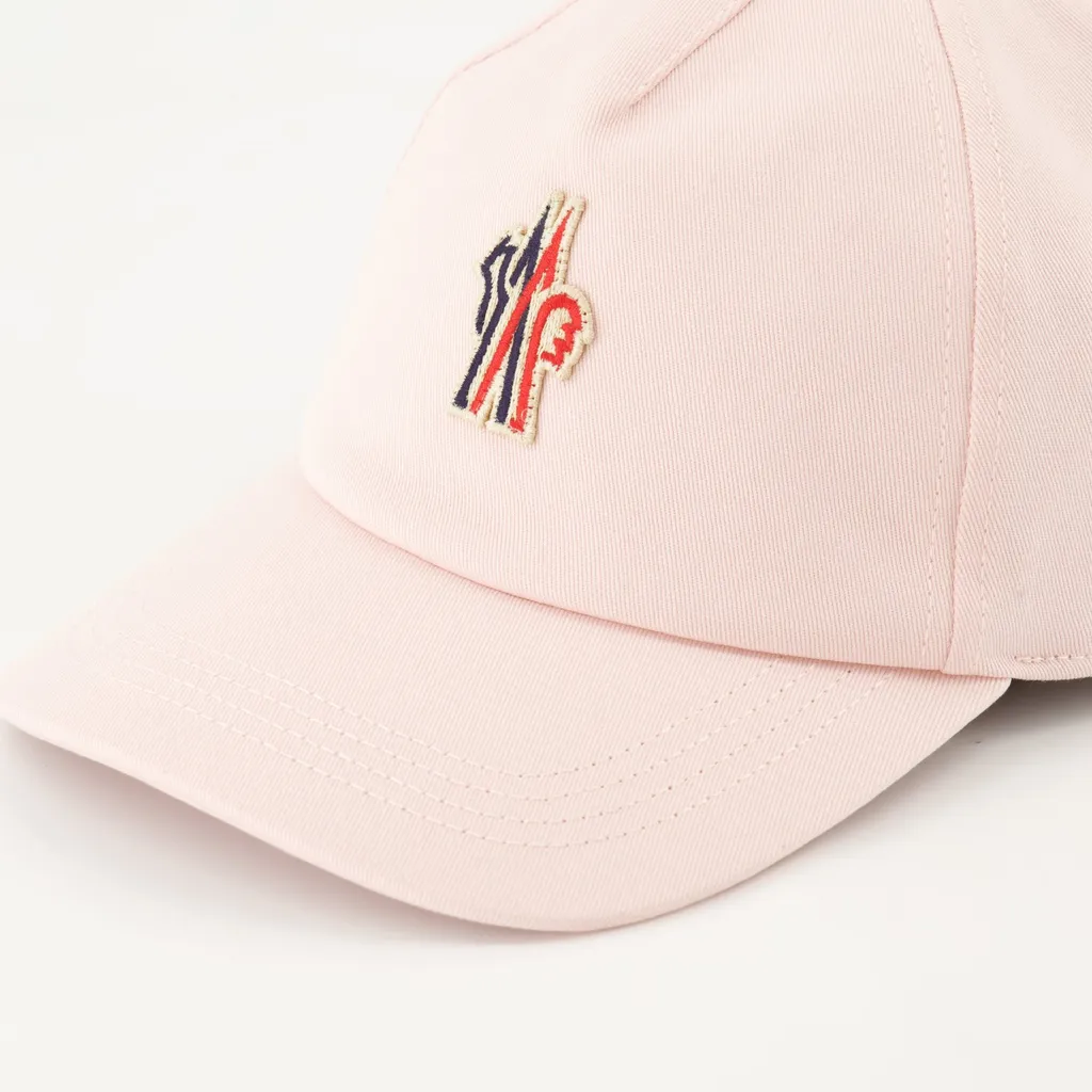 Moncler Grenoble Logo Embroidered Baseball Cap