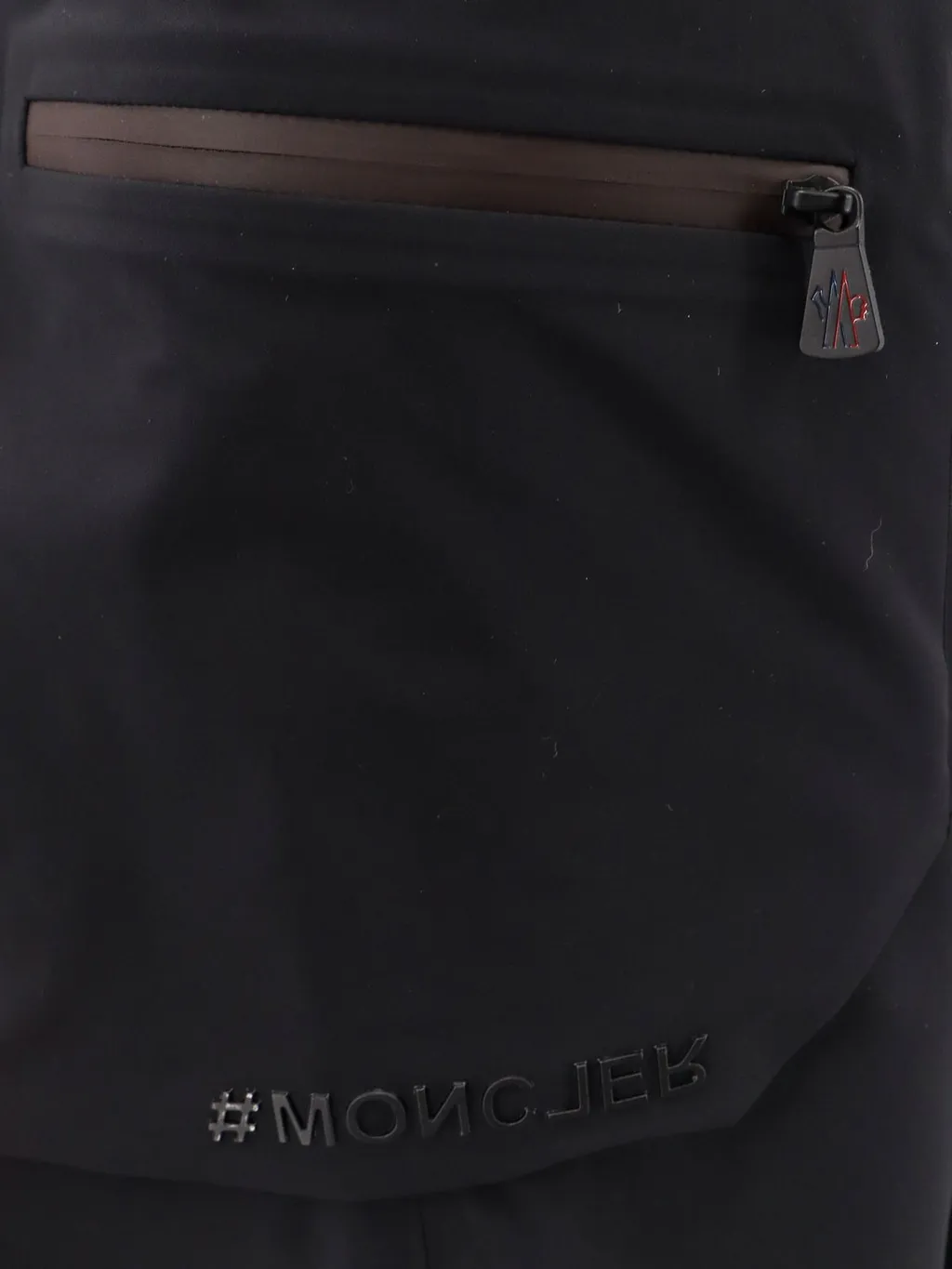 Moncler Grenoble Zip Detailed Straight Leg Trousers