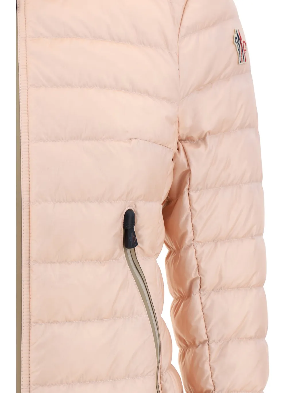 Moncler Grenoble Logo Embroidered Zip-Up Jacket
