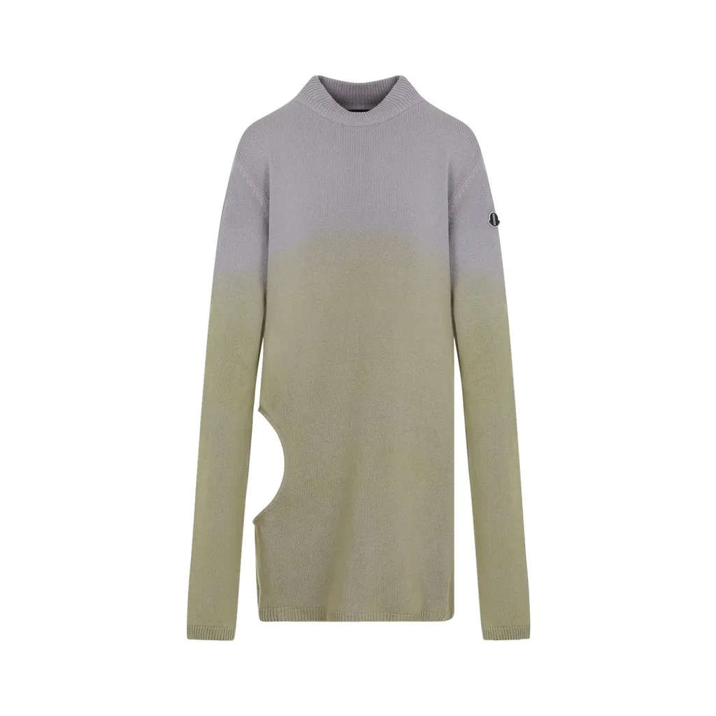 Moncler + Rick Owens Cut Out Knitted Jumper