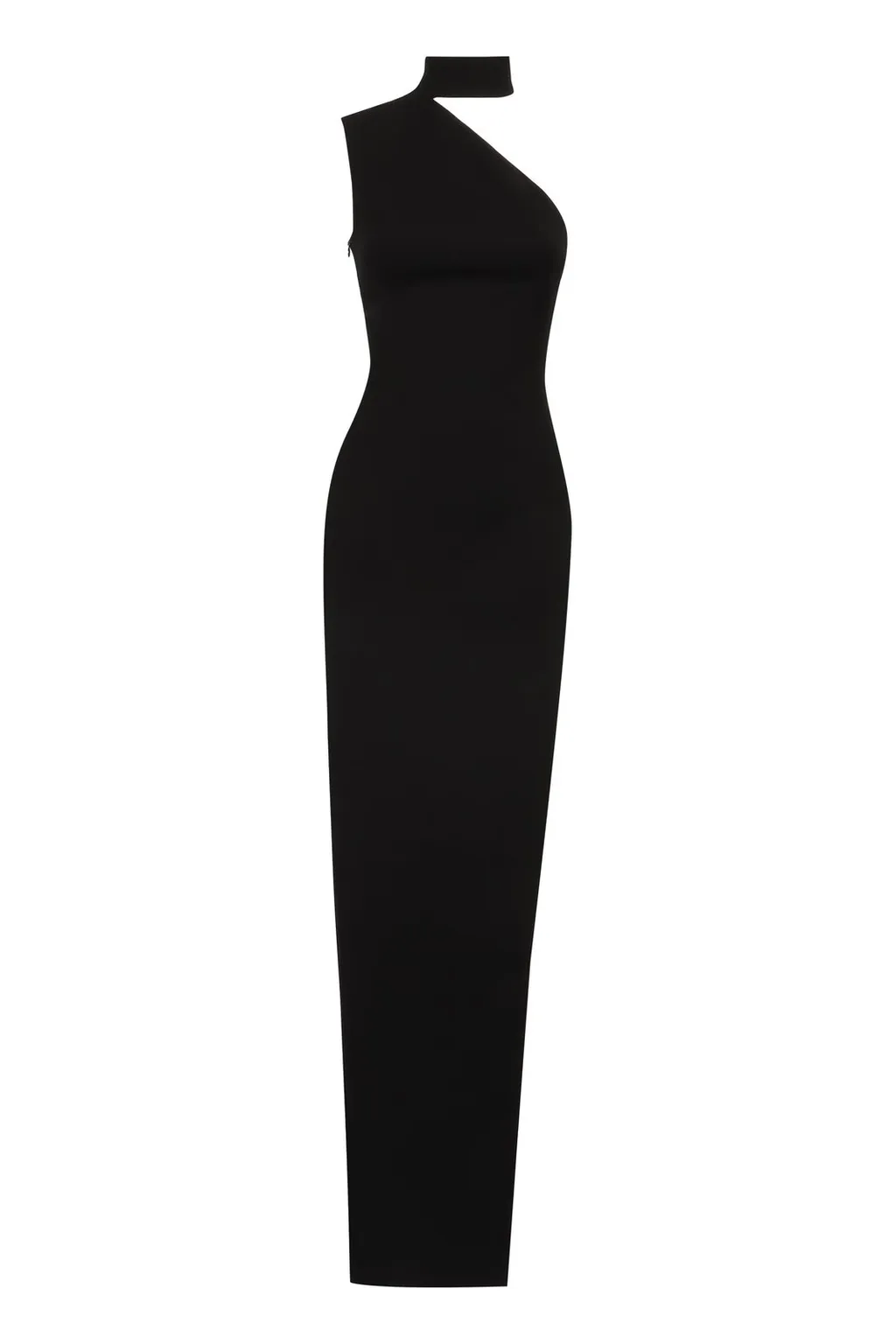 Monot Crepe Asymmetric Gown