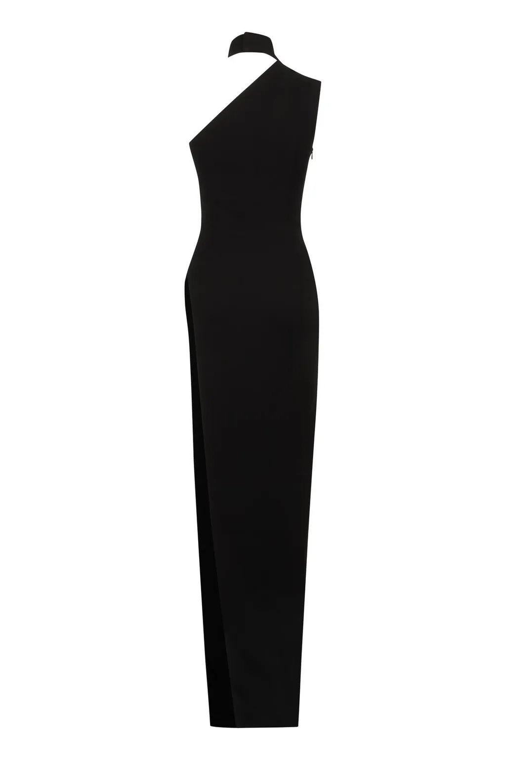 Monot Crepe Asymmetric Gown