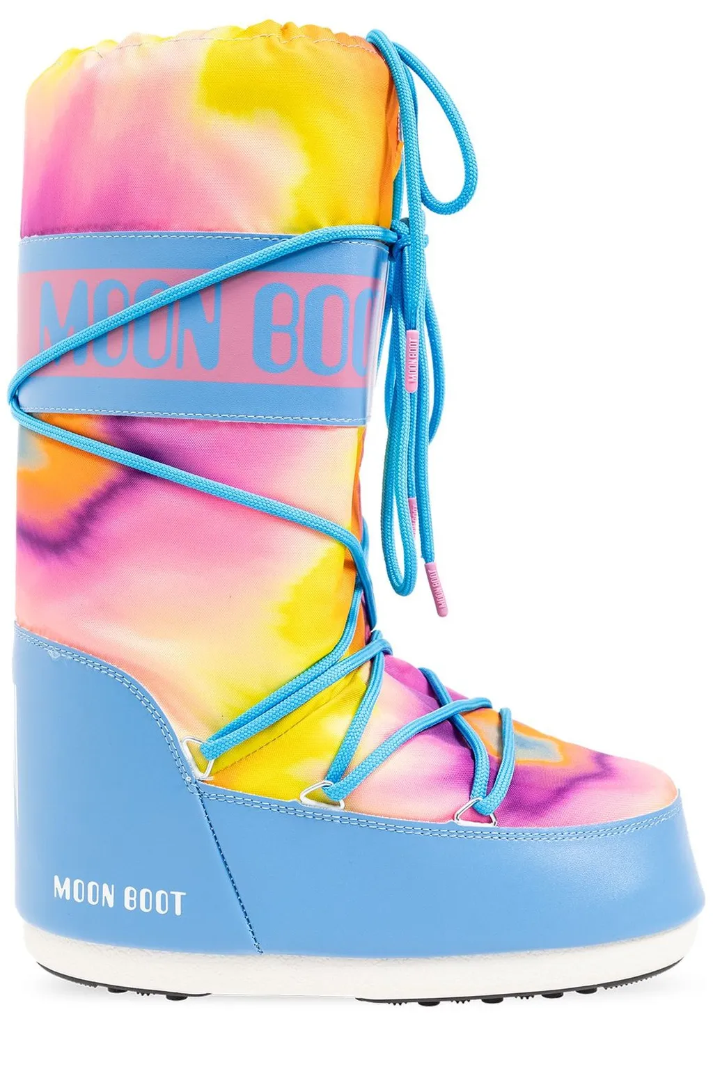Moon Boot Icon Tie-Dyed Lace-Up Boots