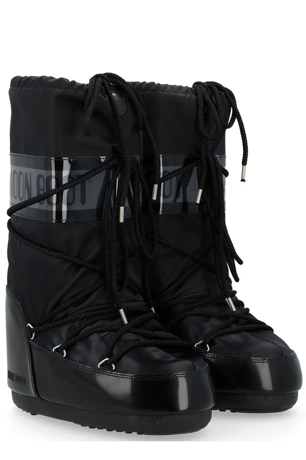 Moon Boot Icon Glance Satin Lace-Up Snow Boots