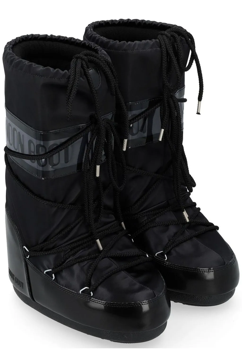 Moon Boot Icon Glance Satin Lace-Up Snow Boots