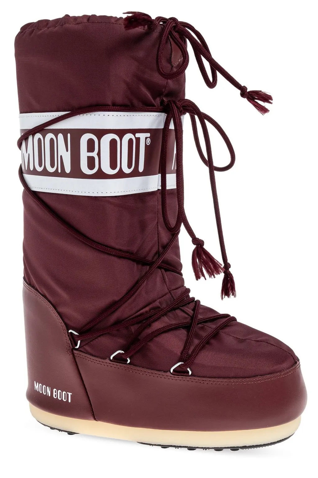 Moon Boot Icon Logo Printed Lace-Up Boots