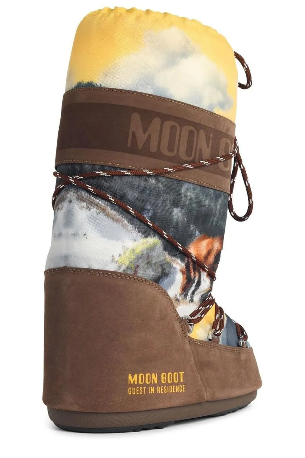 Moon Boot Icon Postcard Lace Snow Boots