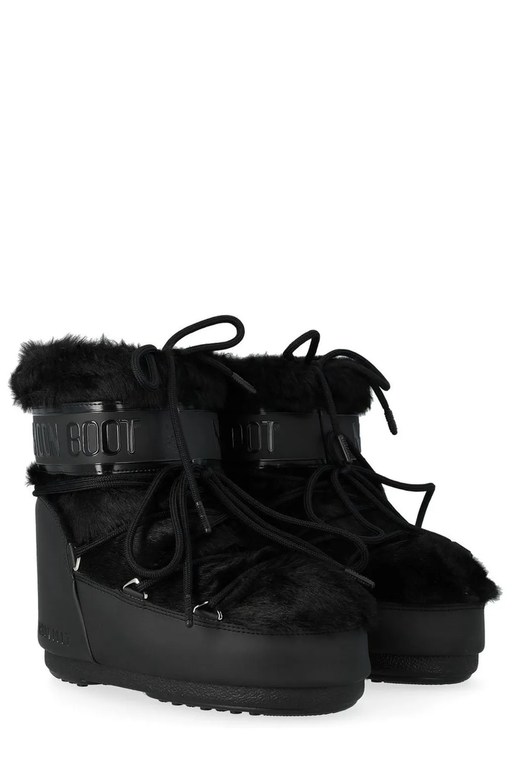 Moon Boot Icon Low Faux-Fur Lace-Up Boots