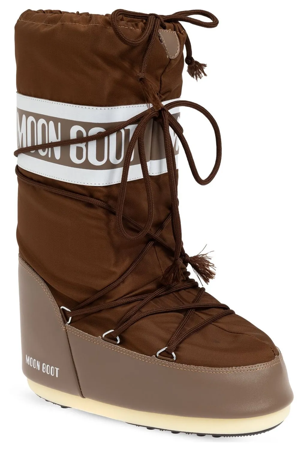Moon Boot Icon Logo Printed Lace-Up Boots