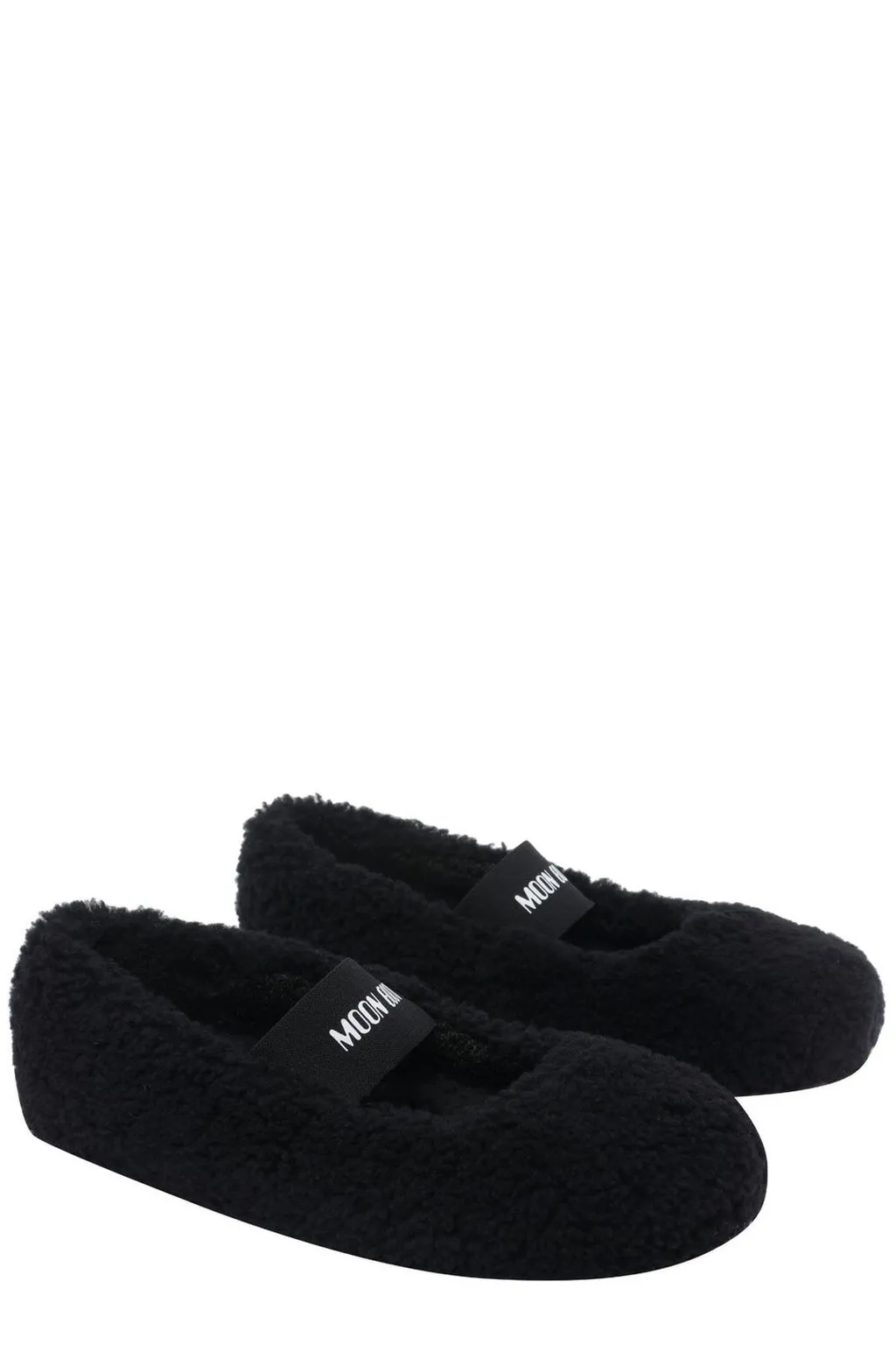 Moon Boot Logo-Printed Strapped Ballerinas
