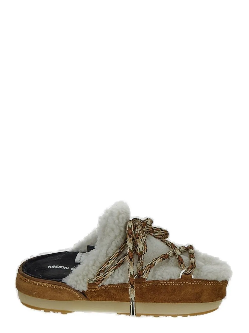 Moon Boot Round Toe Slip-On Slippers