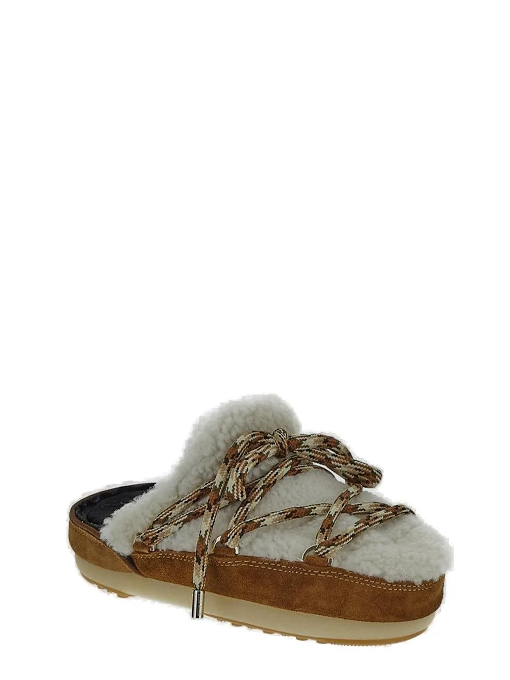 Moon Boot Round Toe Slip-On Slippers