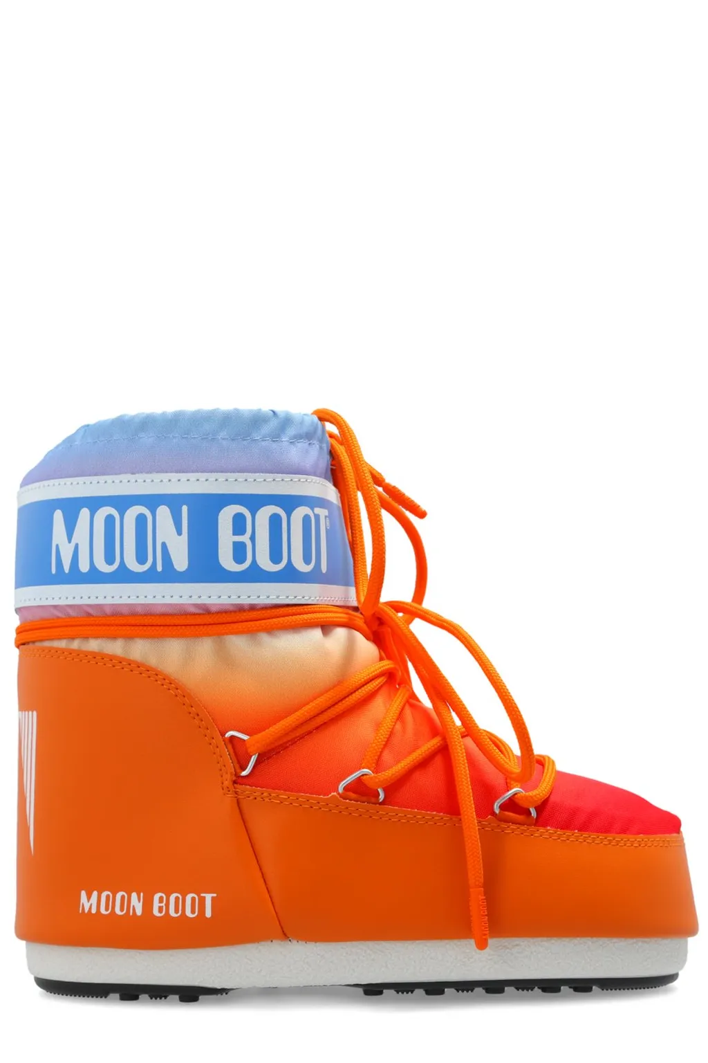 Moon Boot Icon Logo-Printed Lace-Up Boots
