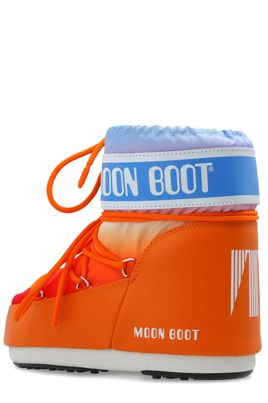 Moon Boot Icon Logo-Printed Lace-Up Boots