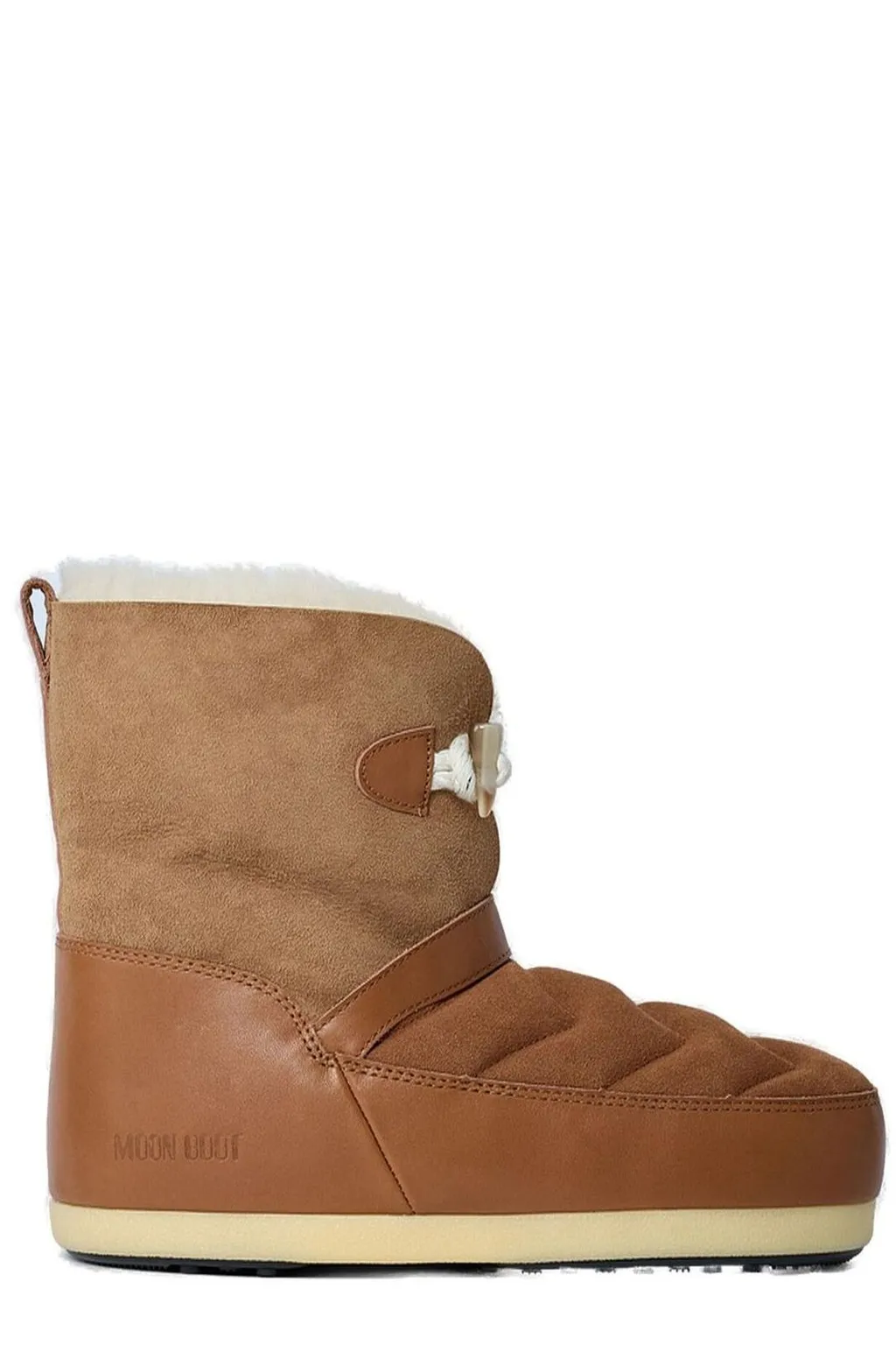 Moon Boot Quilted Round-Toe Ankle Boots