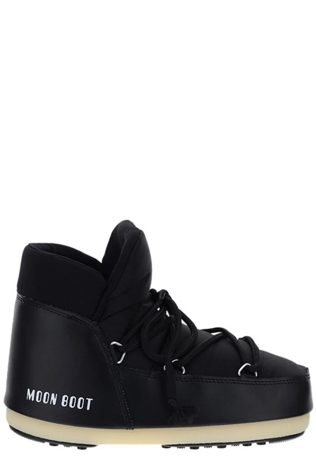 Moon Boot Logo Printed Round Toe Boots