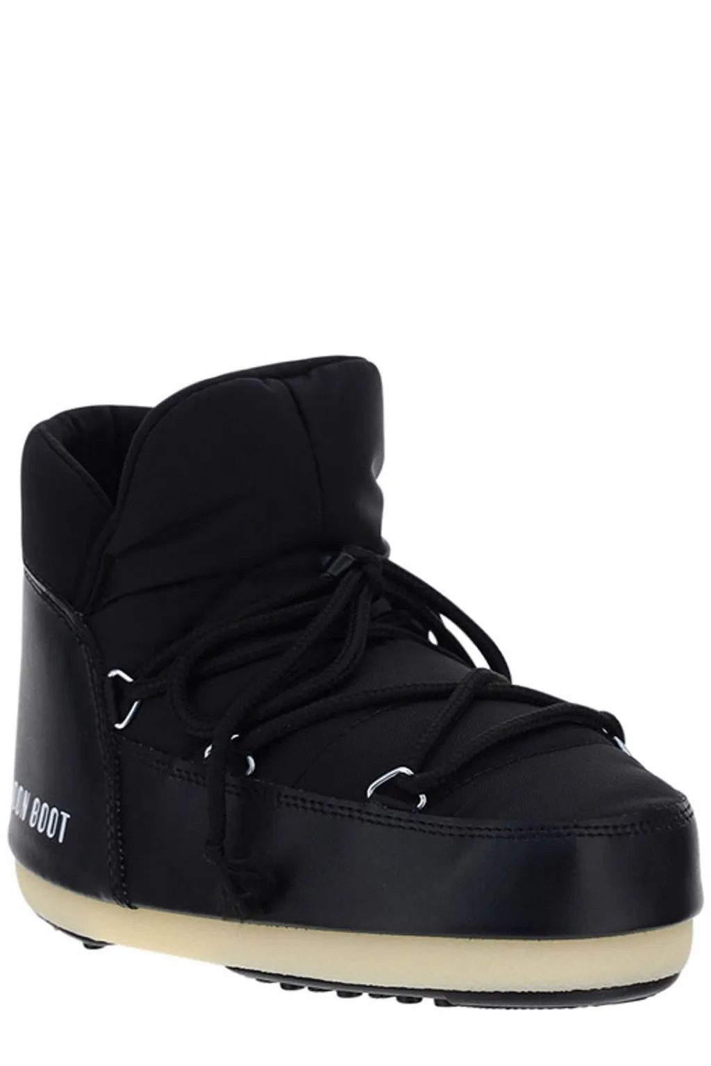 Moon Boot Logo Printed Round Toe Boots