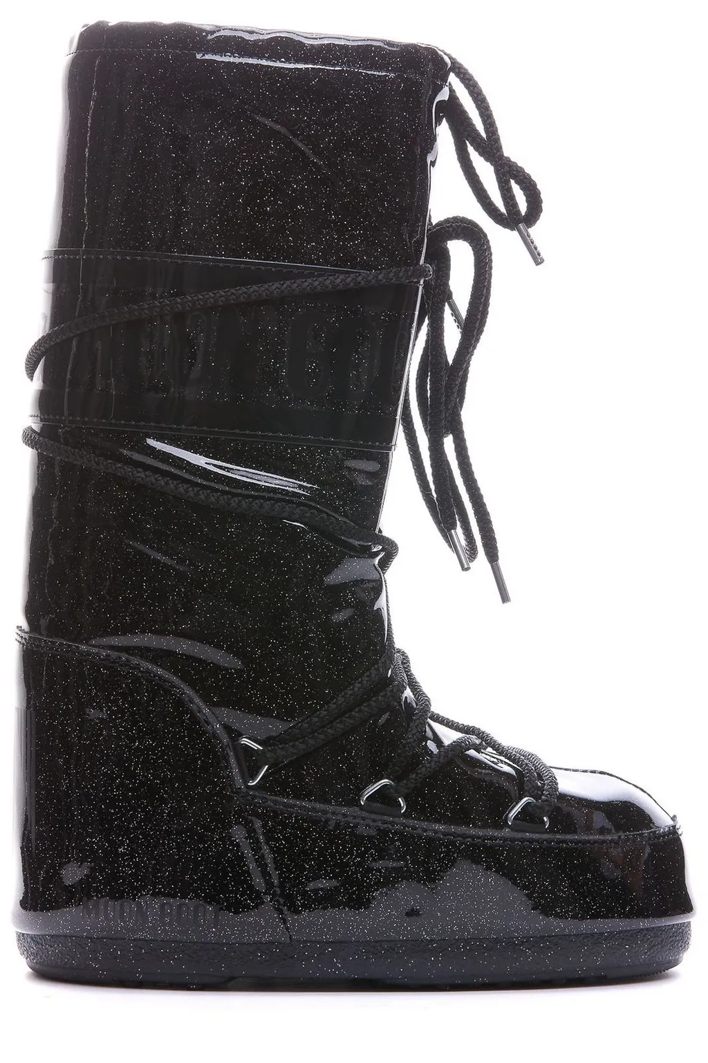Moon Boot Icon Glitter Lace-Up Boots