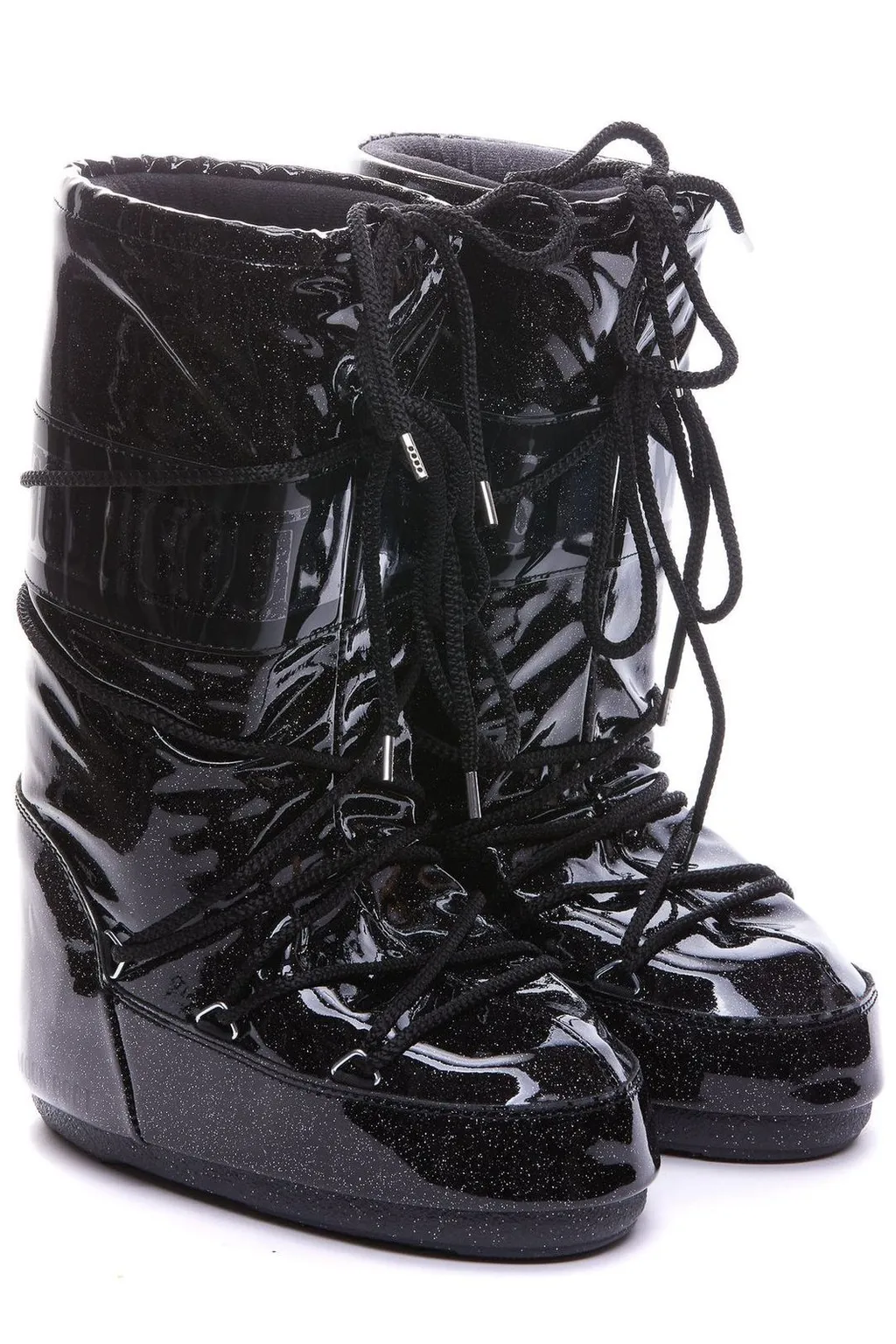 Moon Boot Icon Glitter Lace-Up Boots