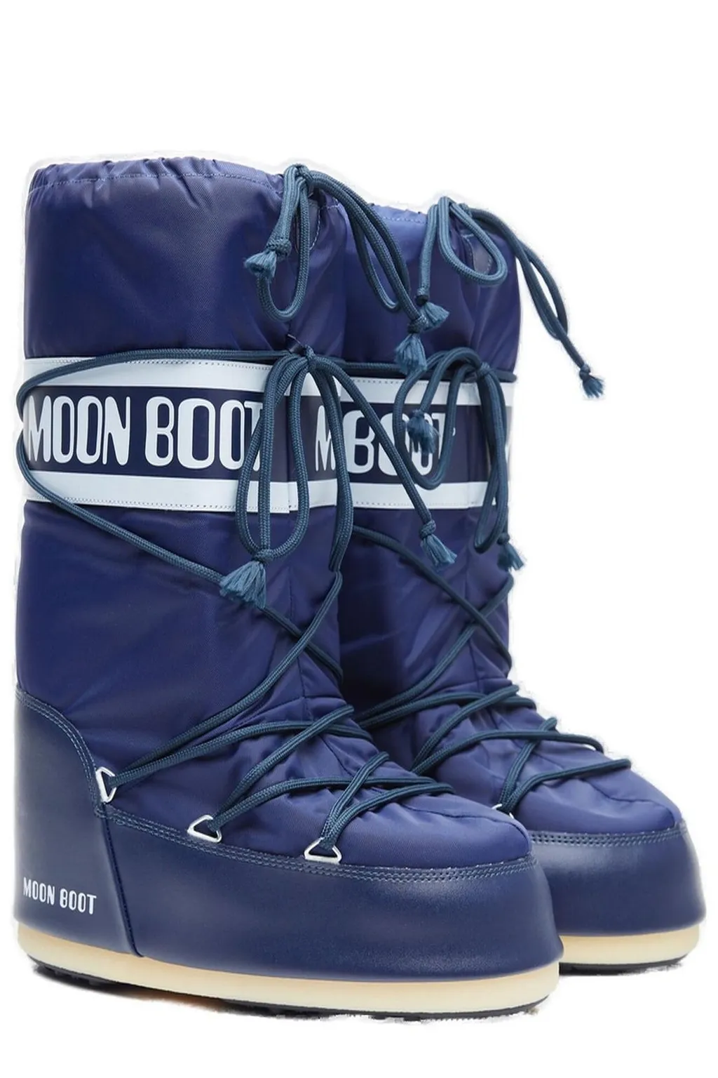 Moon Boot Icon Logo Printed Lace-Up Boots