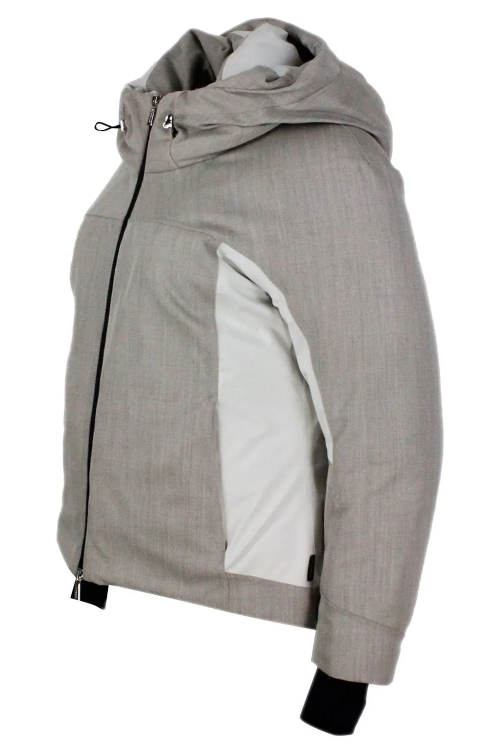 Moorer Zip-Up Hooded Jacket