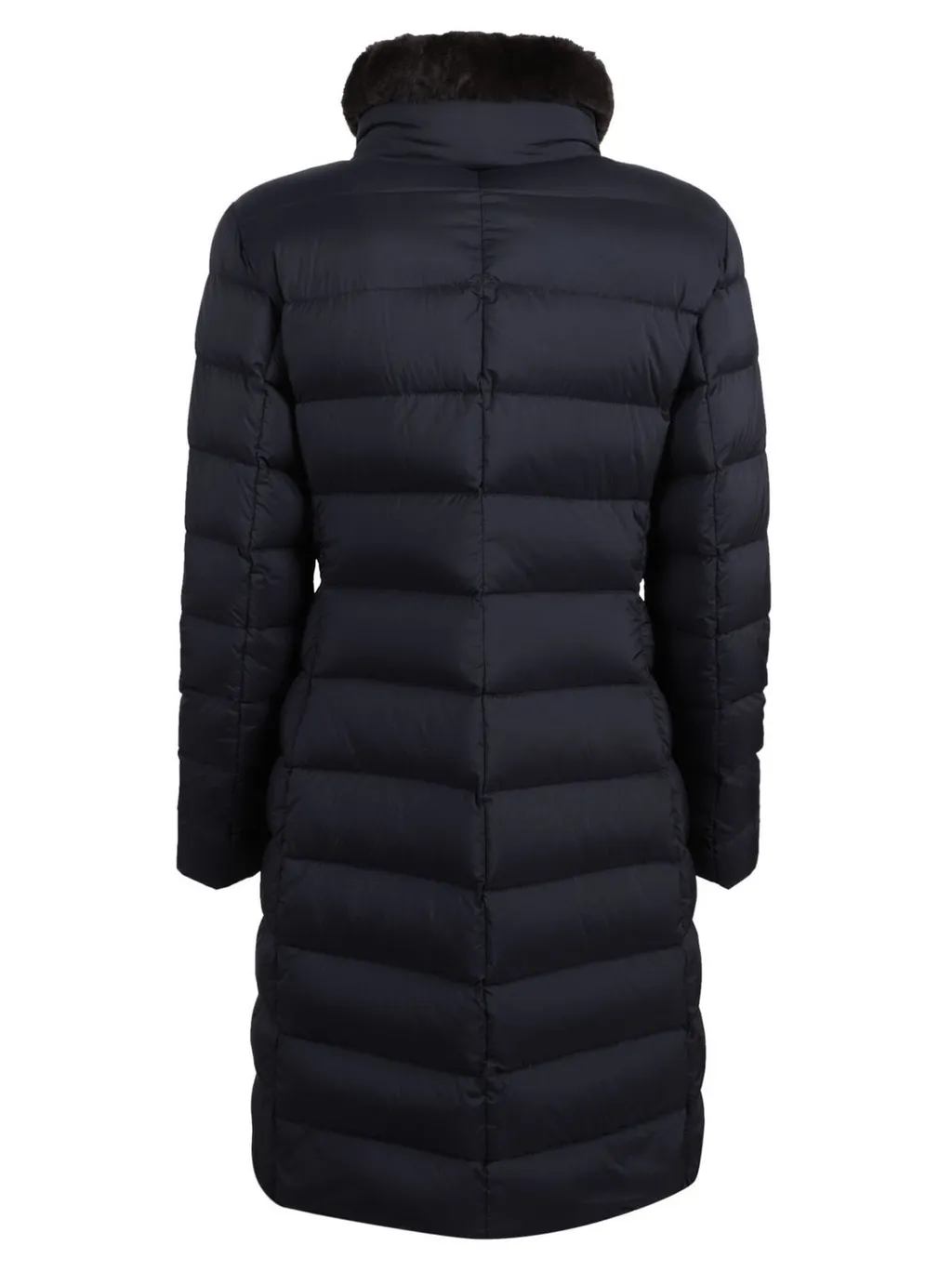 Moorer Vetiver-S3 Buttoned Down Coat