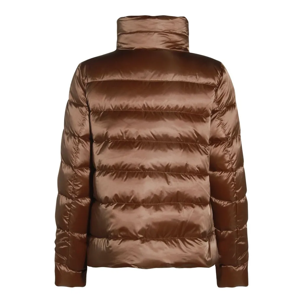 Moorer High Neck Zip-Up Jacket
