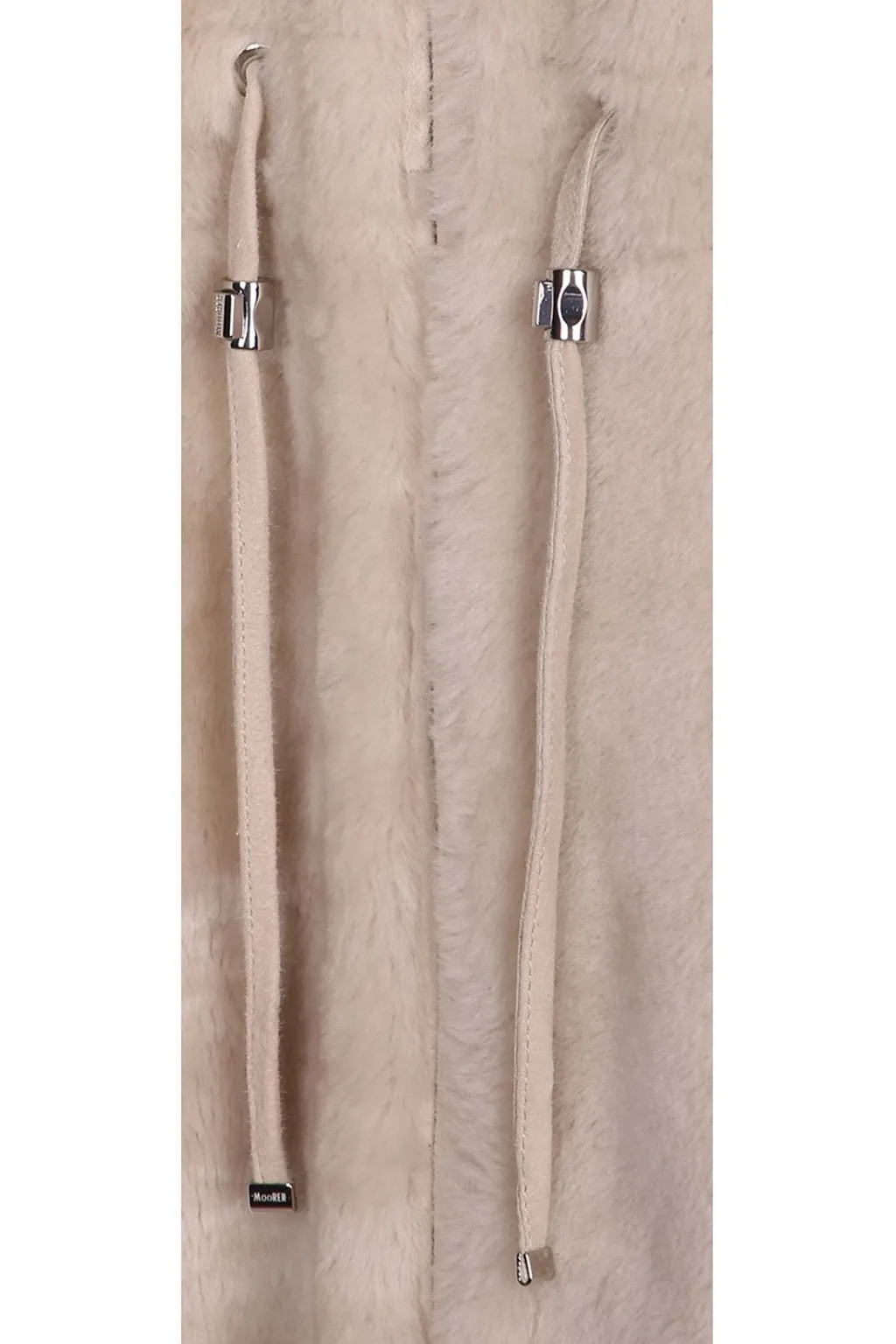 Moorer Shearling Hooded Jacket